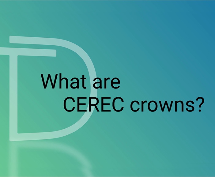 Text that reads what are CEREC crowns