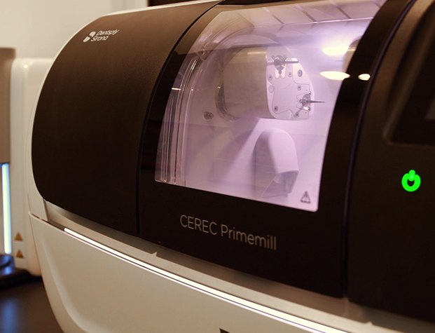 Close up of CEREC dental crown machine in Upper Arlington dental office