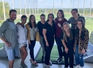 Tzagournis Dental Group of Upper Arlington team members with grassy field in background