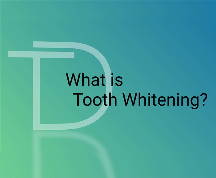 Text that reads what is tooth whitening