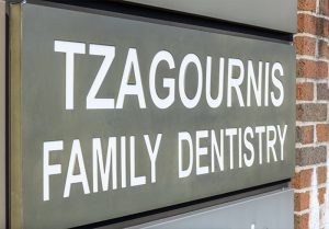 Tzagournis Dental Group Sign